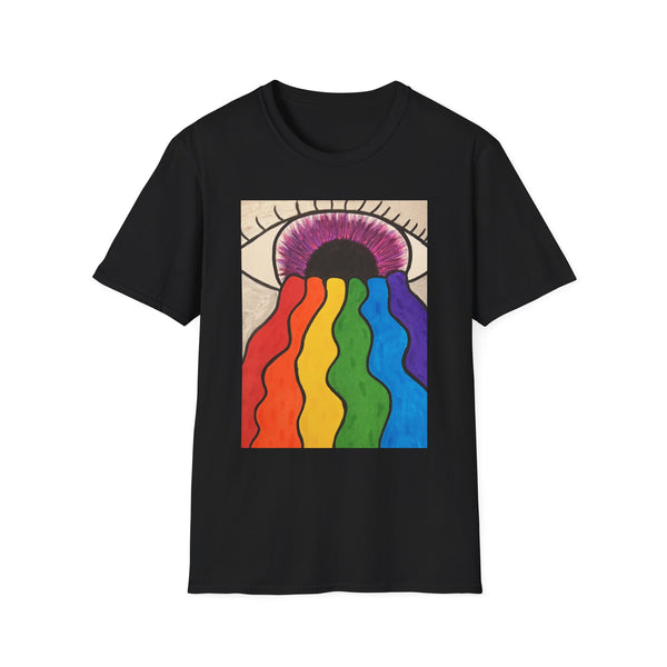 Rainbow Tears-Unisex Softstyle T-Shirt