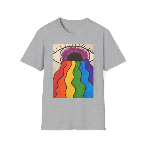 Rainbow Tears-Unisex Softstyle T-Shirt