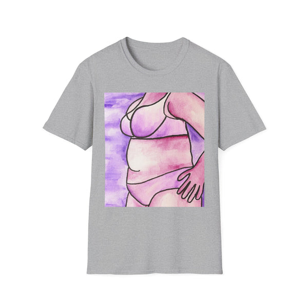 Body Positivity Art Tee - Unisex Softstyle T-Shirt