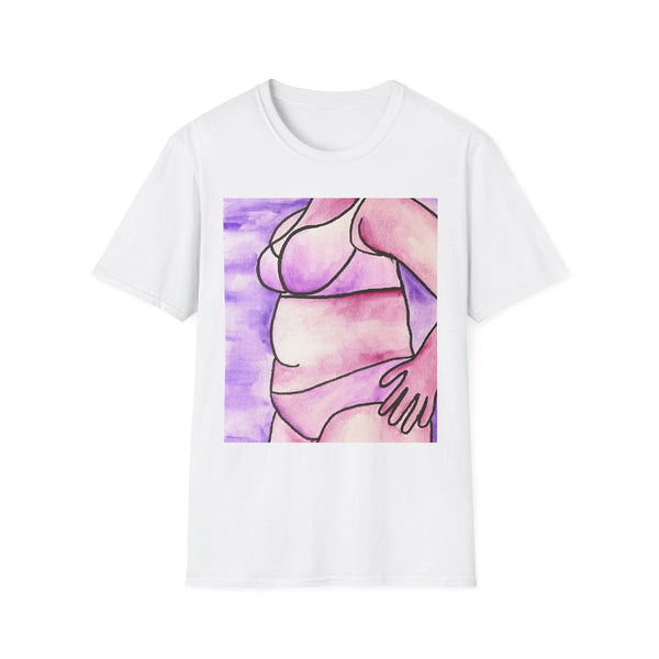 Body Positivity Art Tee - Unisex Softstyle T-Shirt