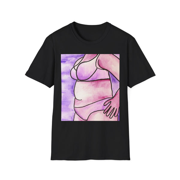 Body Positivity Art Tee - Unisex Softstyle T-Shirt