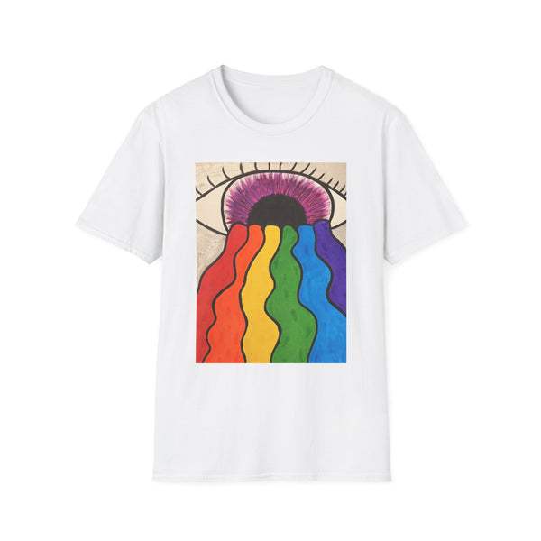 Rainbow Tears-Unisex Softstyle T-Shirt