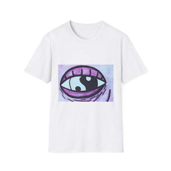 Eye Graphic Unisex Softstyle T-Shirt - Unique Artistic Expression for Casual Wear