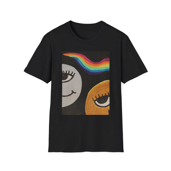 Rainbow Moon Pals-Unisex Softstyle T-Shirt