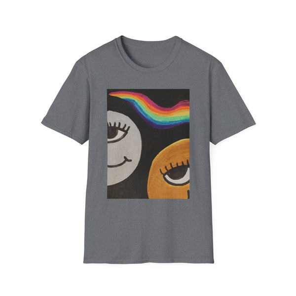 Rainbow Moon Pals-Unisex Softstyle T-Shirt