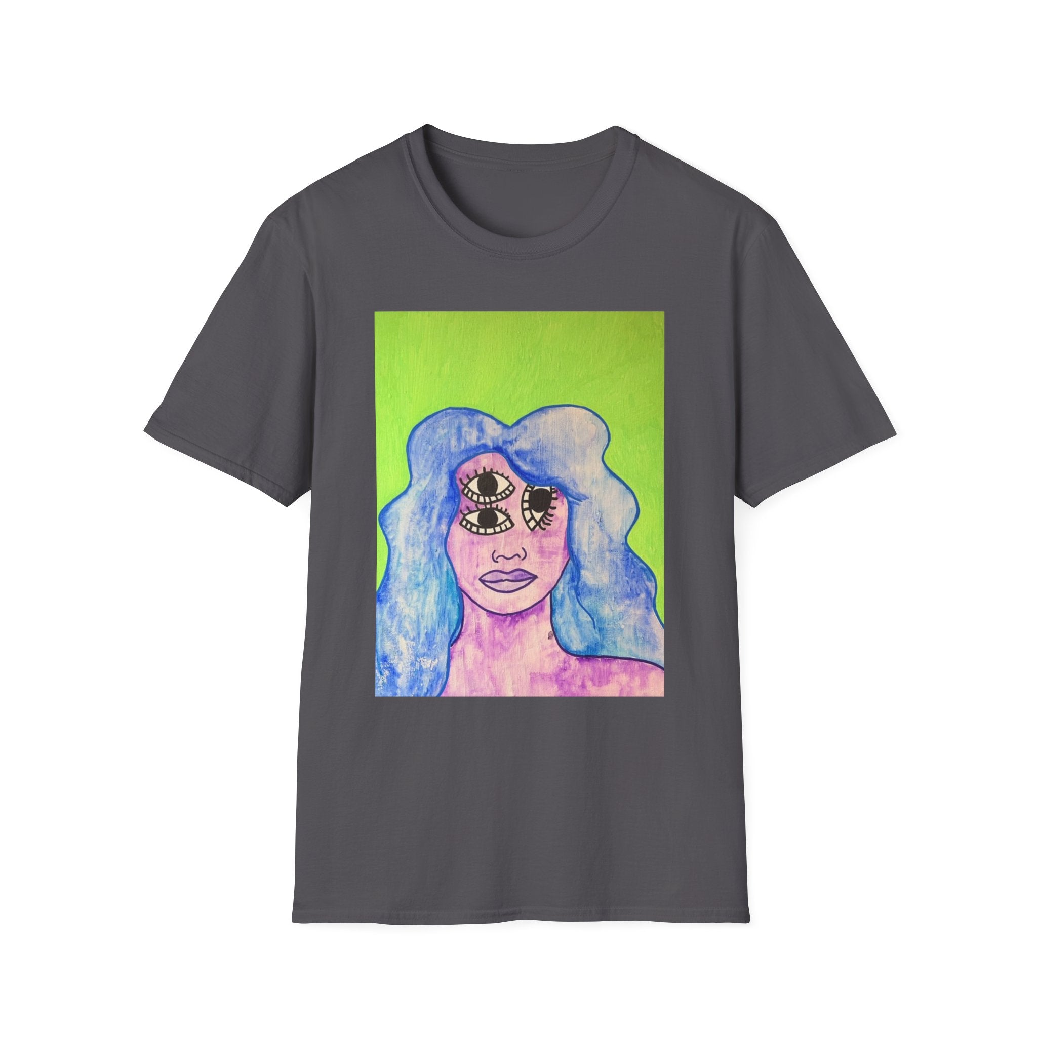 Eye Space Girl Unisex Softstyle T-Shirt