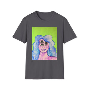 Eye Space Girl Unisex Softstyle T-Shirt