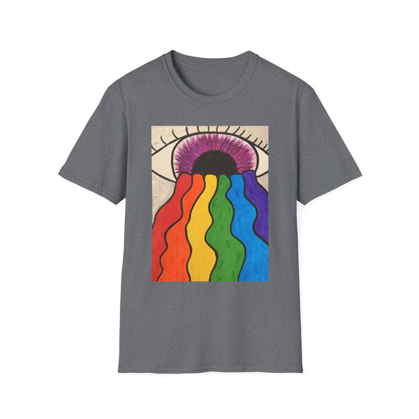 Rainbow Tears-Unisex Softstyle T-Shirt