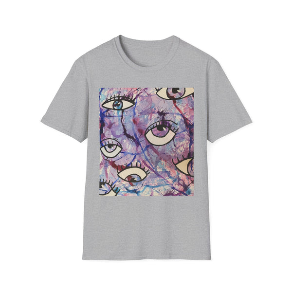 Psychedelic Eye Print Unisex Softstyle T-Shirt