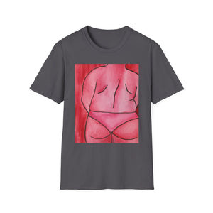 Perfect Body in Red-Unisex Softstyle T-Shirt