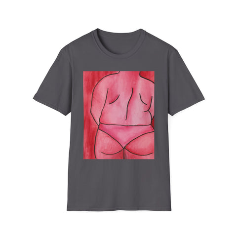 Perfect Body in Red-Unisex Softstyle T-Shirt