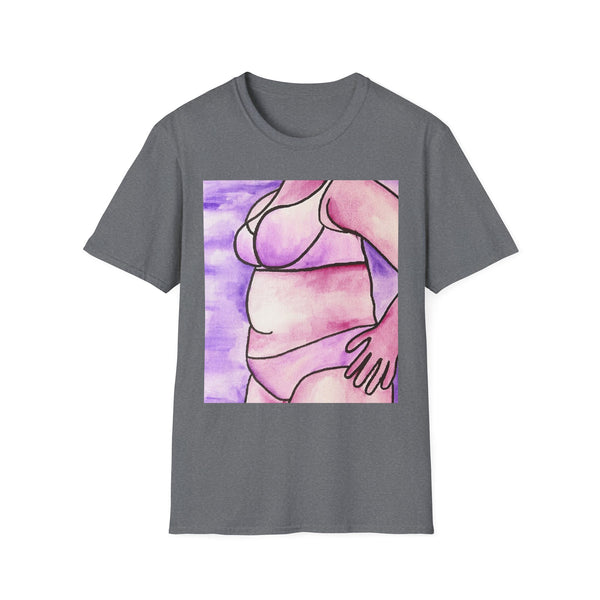 Body Positivity Art Tee - Unisex Softstyle T-Shirt