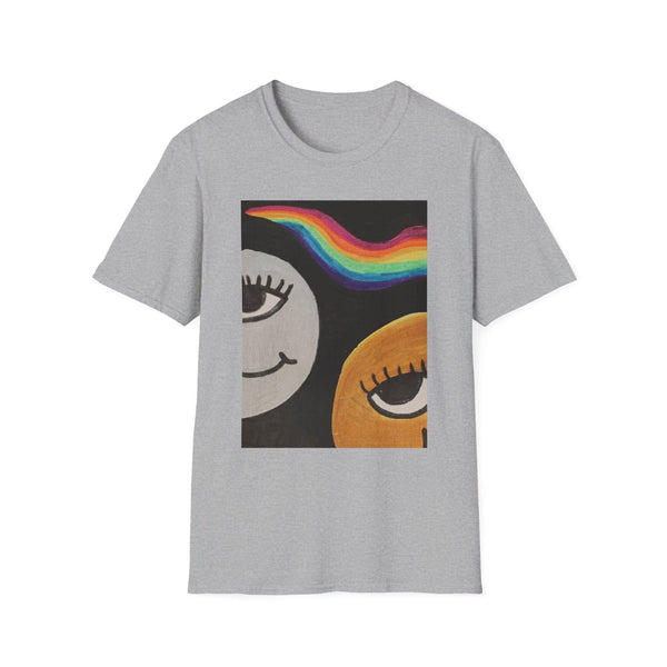 Rainbow Moon Pals-Unisex Softstyle T-Shirt