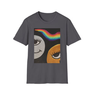 Rainbow Moon Pals-Unisex Softstyle T-Shirt