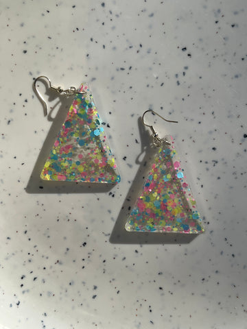 Pastel Confetti Triangles