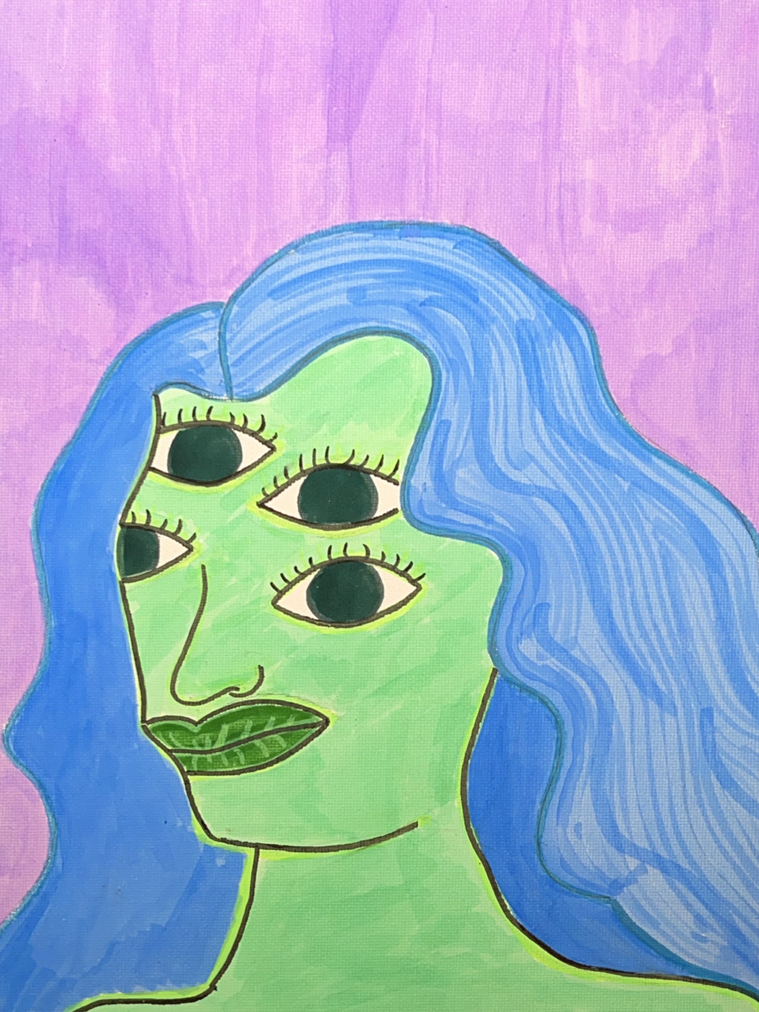 "Vintage Space Girl"